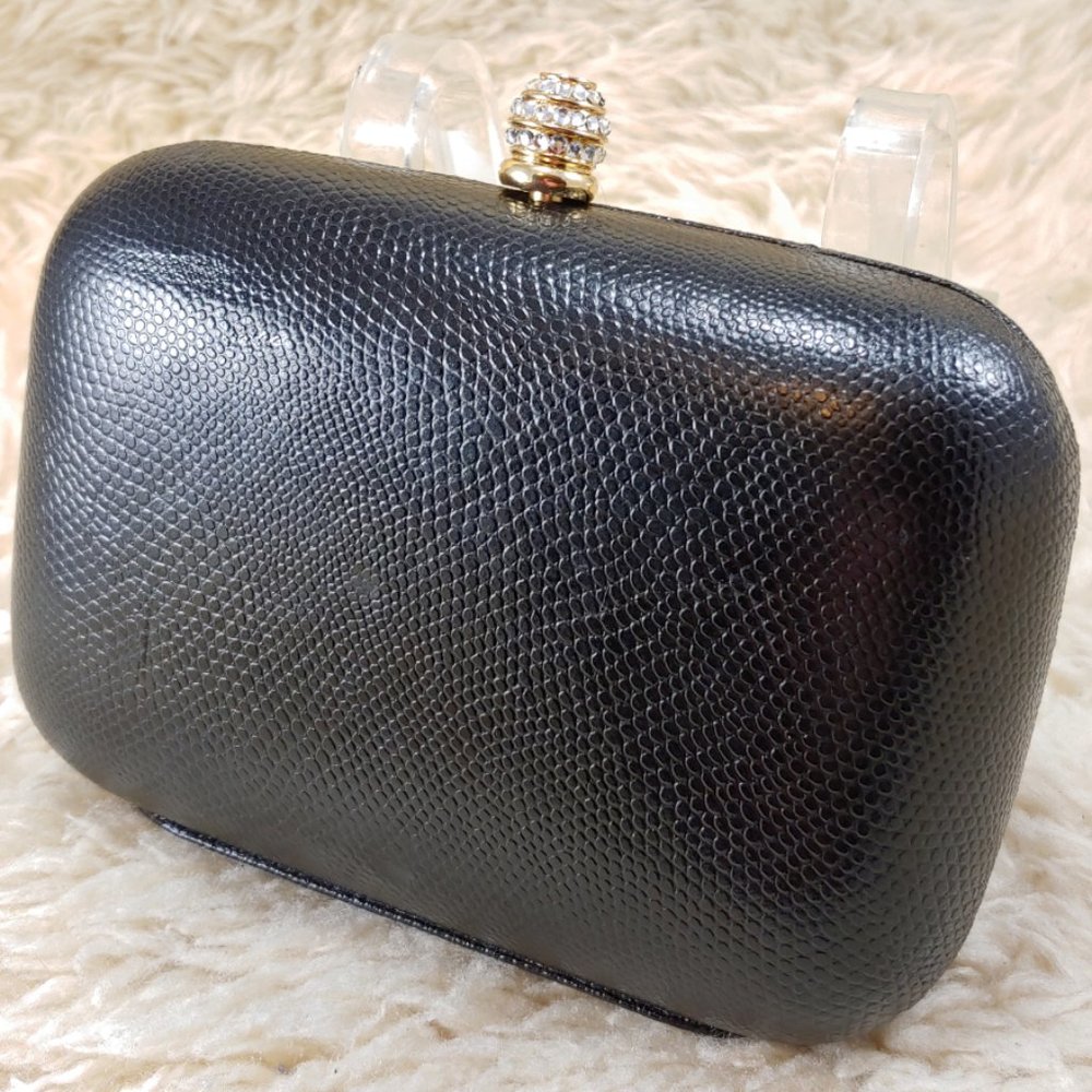 ANOTHER Y&S ® , Black/Gold/Crystals Hard Case Bag